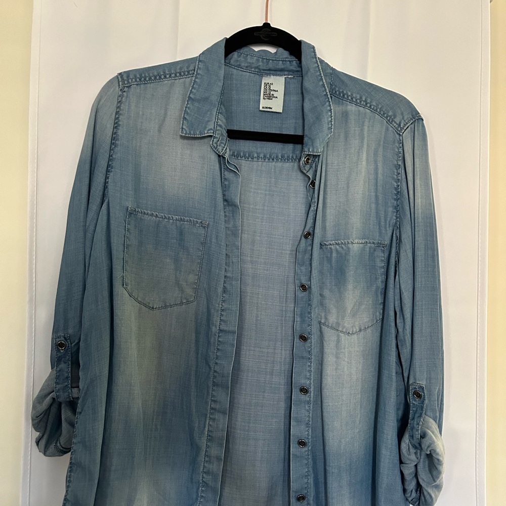 H&M Denim shirt Size 12